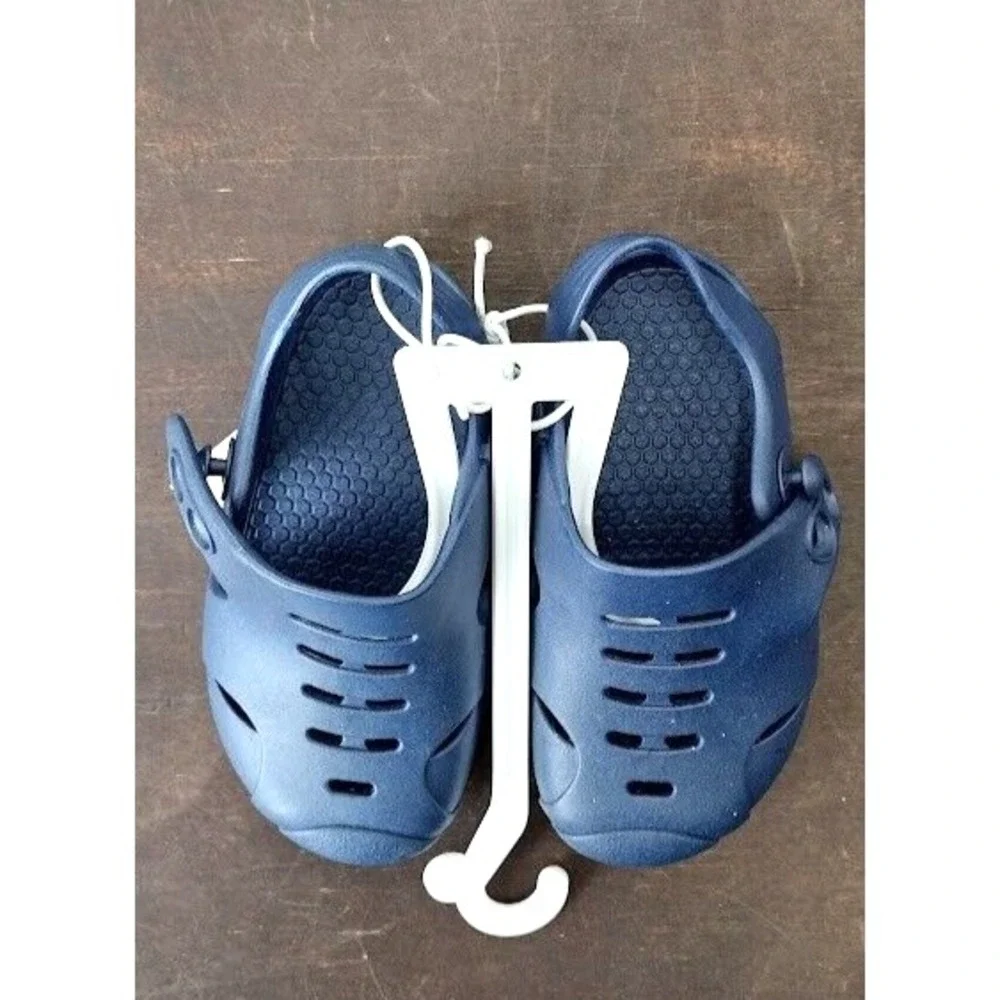 OKABASHI Kids Blue Water Shoes Sandals Clogs‎ Slip On Made in USA